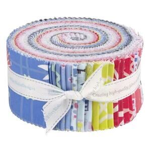 Mulberry Lane Jelly Roll by Two Sisters at Squirrel Hollow for Riley Blake